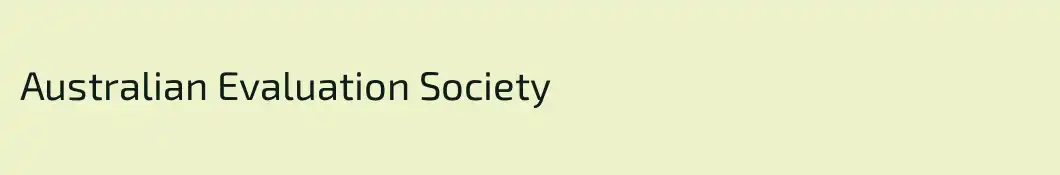 Australian Evaluation Society